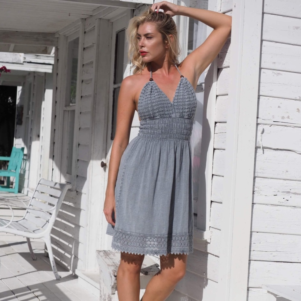 Martinique Fossil Gray Dress